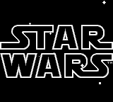 Star Wars title screen for GameBoy